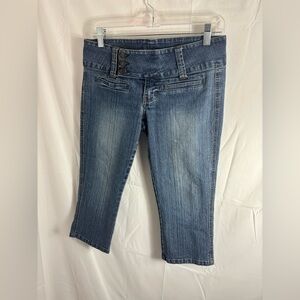 VTG Y2K Low Rise Denim Capris Size S-M